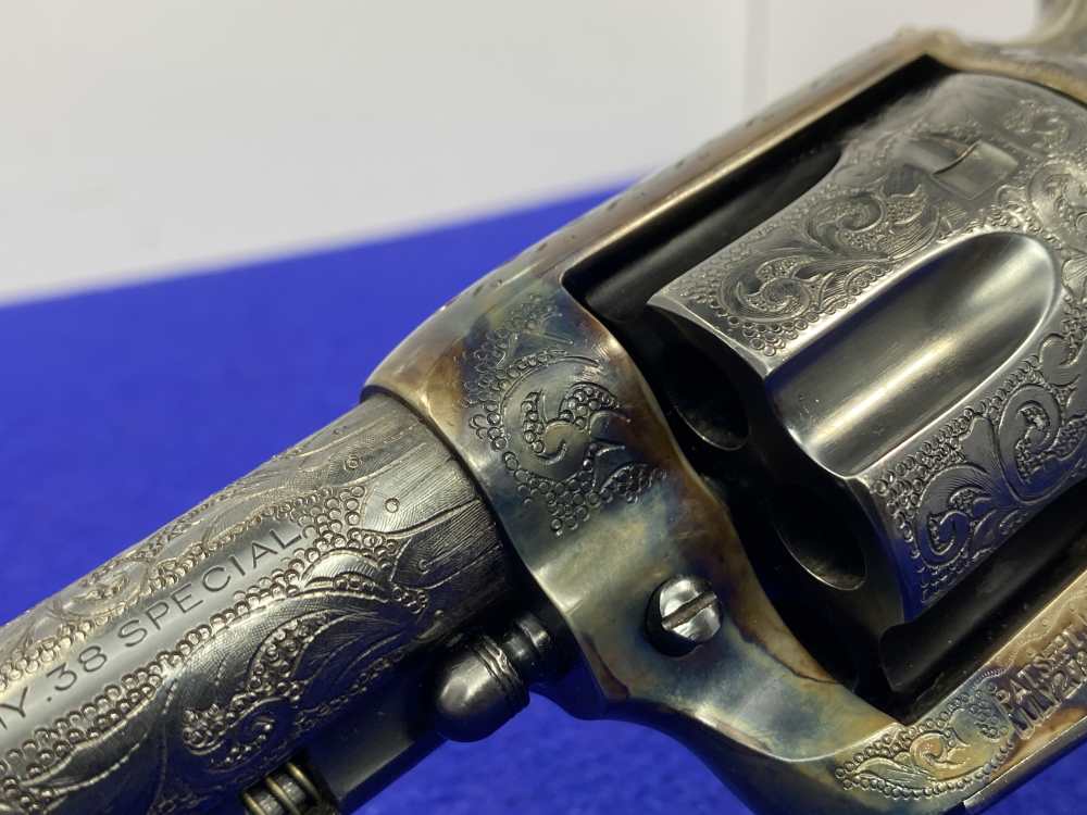 Colt Single Action Army .38Spl -FIRST GENERATION SCROLL ENGRAVED- 1st Gen-img-15