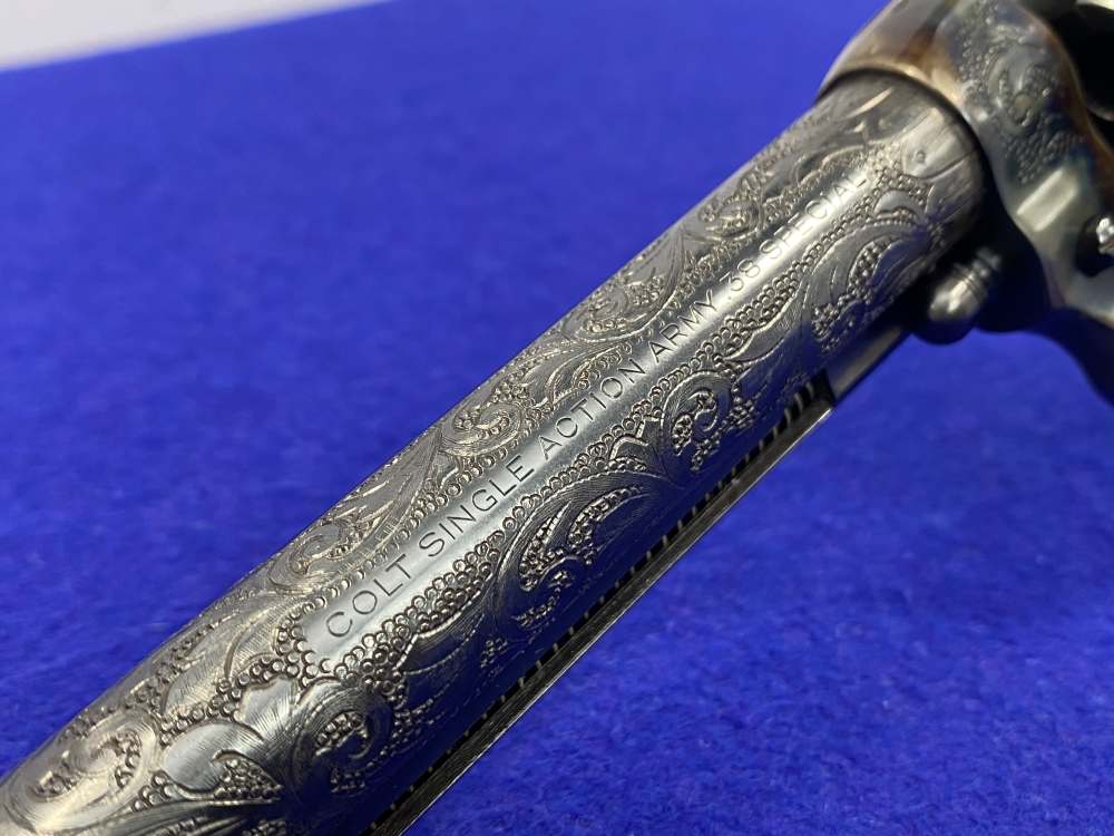 Colt Single Action Army .38Spl -FIRST GENERATION SCROLL ENGRAVED- 1st Gen-img-17