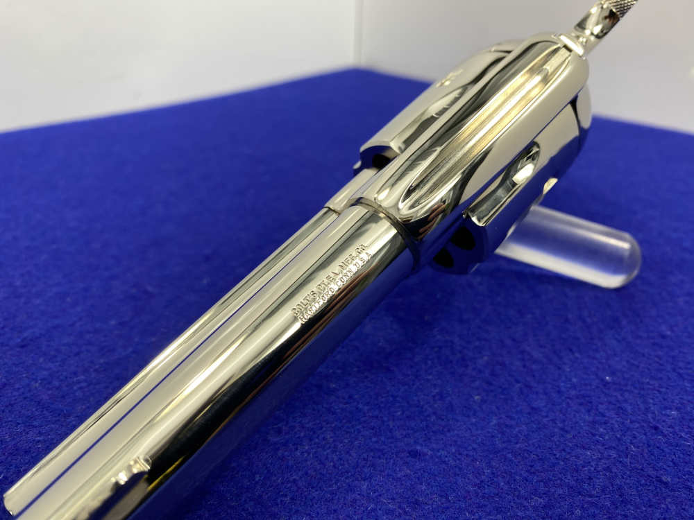 Colt Single Action Army Nickel *DESIRABLE WILKERSON MODEL* RARE 4" *Ejector-img-37