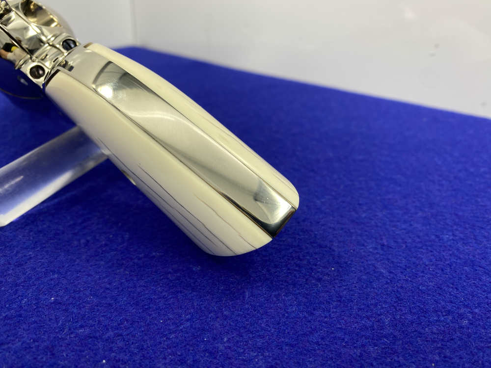 Colt Single Action Army Nickel *DESIRABLE WILKERSON MODEL* RARE 4" *Ejector-img-32