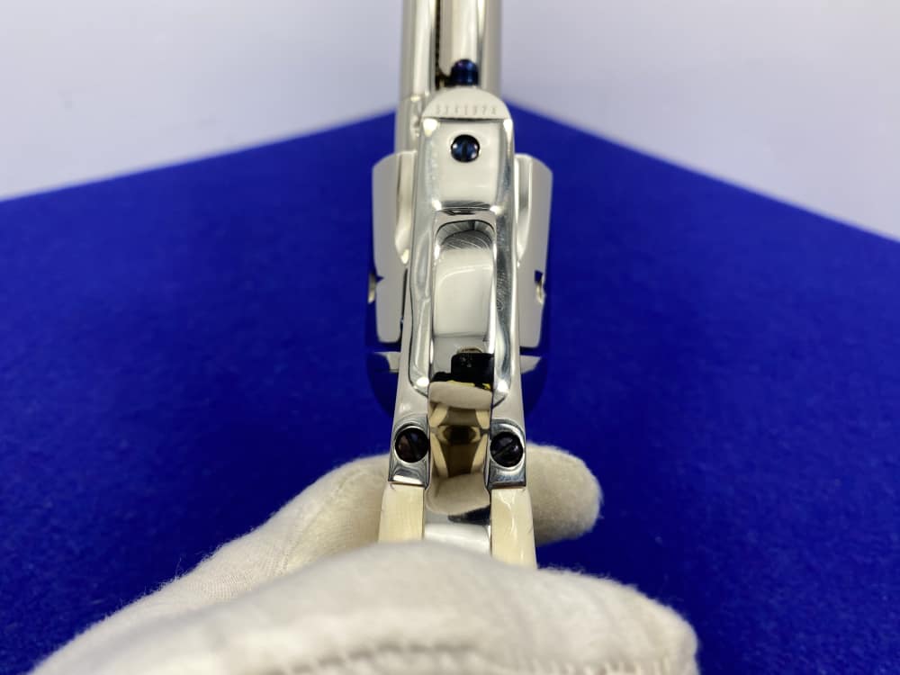 Colt Single Action Army Nickel *DESIRABLE WILKERSON MODEL* RARE 4" *Ejector-img-41