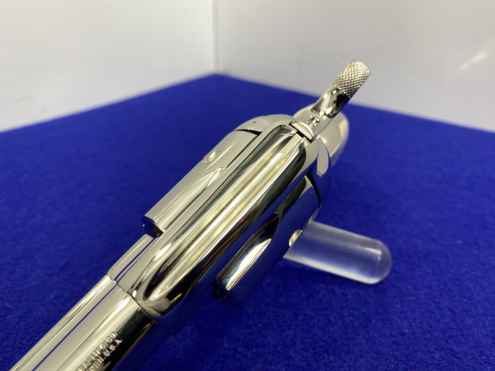 Colt Single Action Army Nickel *DESIRABLE WILKERSON MODEL* RARE 4" *Ejector-img-36