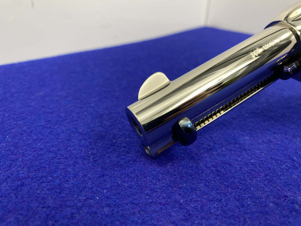 Colt Single Action Army Nickel *DESIRABLE WILKERSON MODEL* RARE 4" *Ejector-img-19