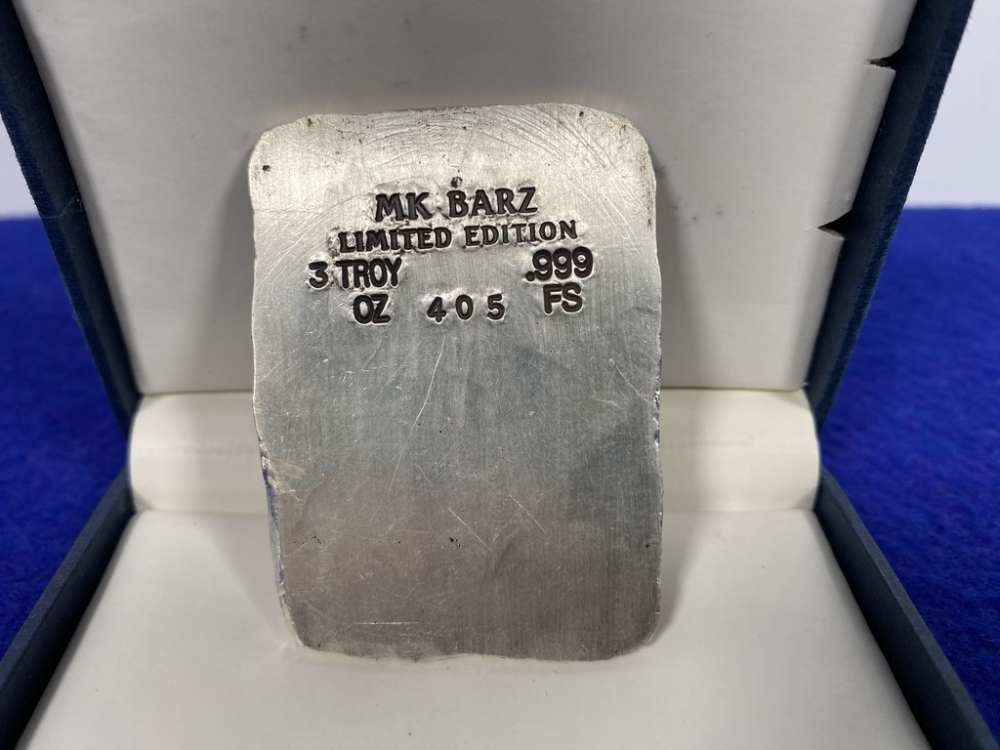 -SILVER- MK BarZ & Bullion 3oz "E Pluribus Unum" Limited Edt 405 of 500 -img-5