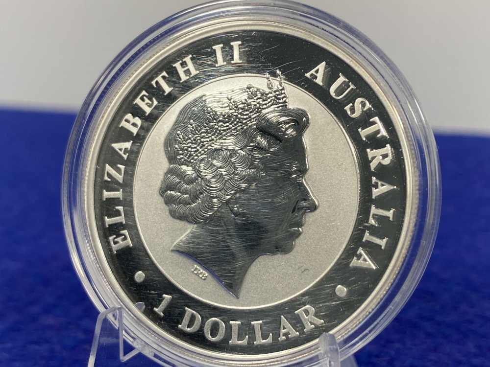 2011 Australian Kookaburra *1 Troy Ounce 999 FINE SILVER* with Display Case-img-7