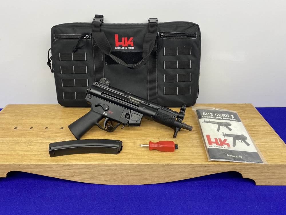 Heckler & Koch SP5 K-PDW 9mm 6" Black *EXCELLENT CIVILIAN MODEL OF THE MP5*-img-3