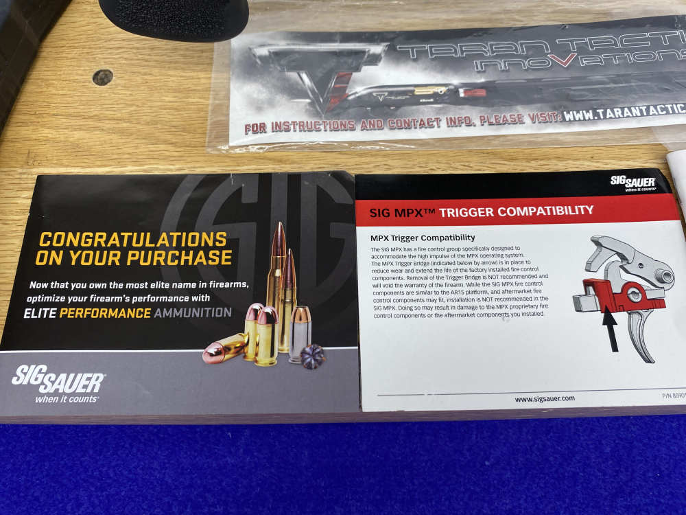 2021 Taran Tactical / Sig Sauer MPX 9mm Blk -JOHN WICK: CHAPTER 3 CARBINE--img-6