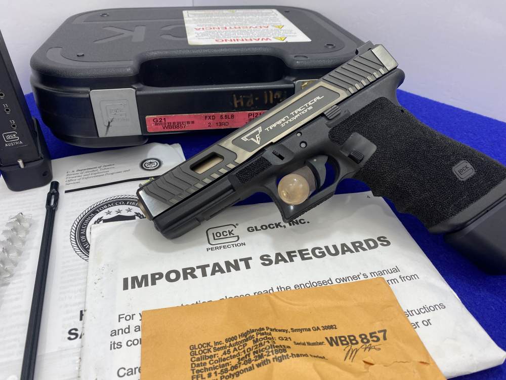 2013 Glock 21 .45 ACP Black 4.6" *TARAN TACTICAL COMBAT MASTER PACKAGE*-img-3