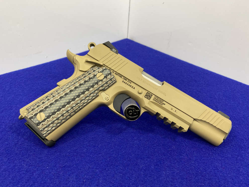 2013 Colt Government CQB .45ACP Desert Sand *ULTRA RARE USMC ROLLMARKING*-img-18