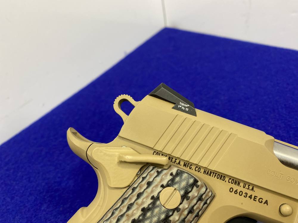 2013 Colt Government CQB .45ACP Desert Sand *ULTRA RARE USMC ROLLMARKING*-img-22