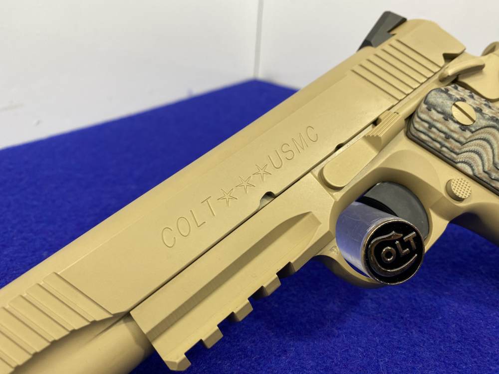 2013 Colt Government CQB .45ACP Desert Sand *ULTRA RARE USMC ROLLMARKING*-img-15