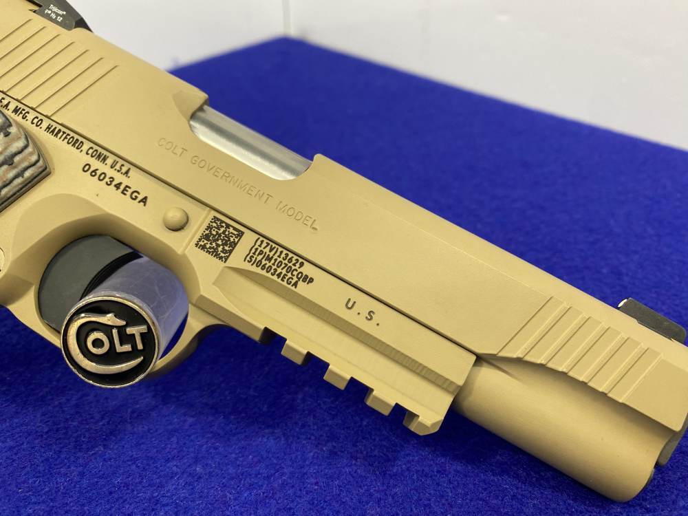2013 Colt Government CQB .45ACP Desert Sand *ULTRA RARE USMC ROLLMARKING*-img-24