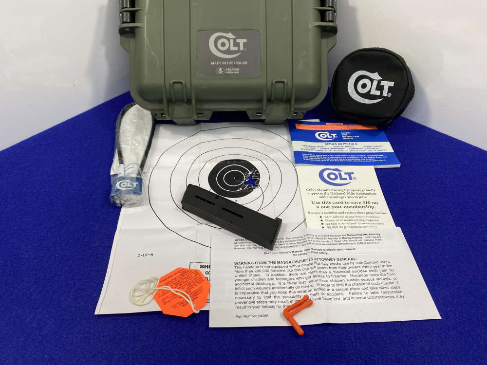 2013 Colt Government CQB .45ACP Desert Sand *ULTRA RARE USMC ROLLMARKING*-img-4