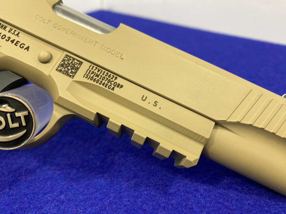 2013 Colt Government CQB .45ACP Desert Sand *ULTRA RARE USMC ROLLMARKING*-img-26