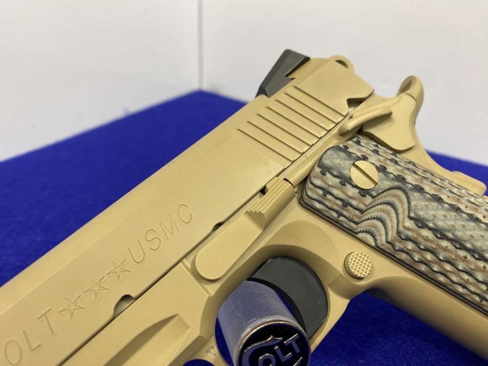 2013 Colt Government CQB .45ACP Desert Sand *ULTRA RARE USMC ROLLMARKING*-img-14