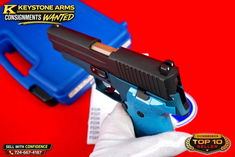 Desired Sig Sauer P226 Trainer Training Pistol Blue Frame Stainless Slide-img-14