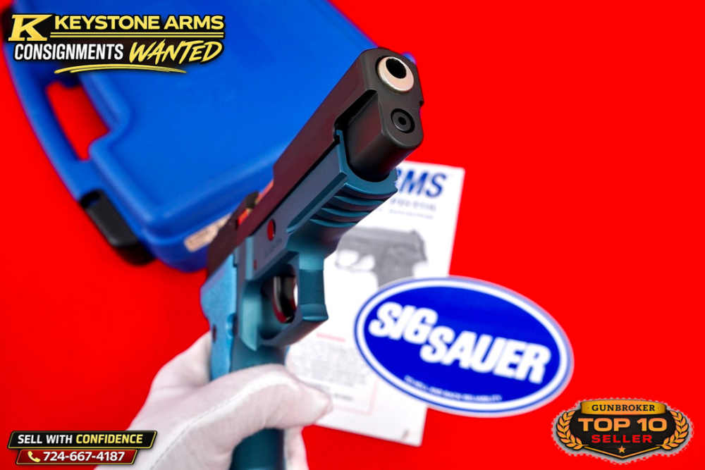 Desired Sig Sauer P226 Trainer Training Pistol Blue Frame Stainless Slide-img-18