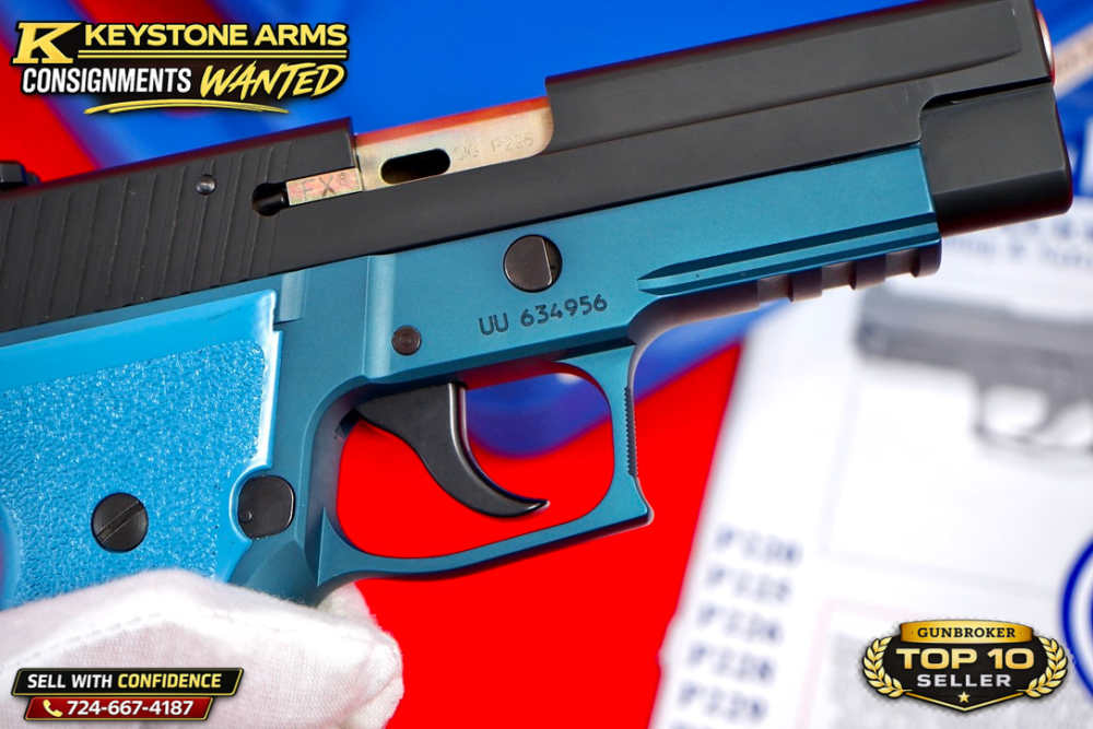 Desired Sig Sauer P226 Trainer Training Pistol Blue Frame Stainless Slide-img-15