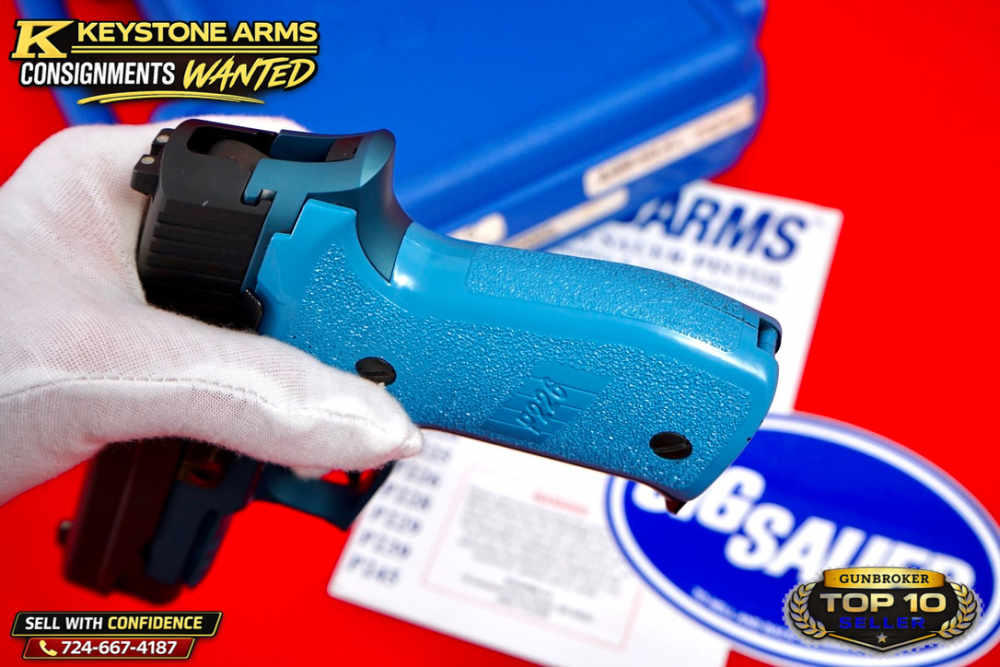 Desired Sig Sauer P226 Trainer Training Pistol Blue Frame Stainless Slide-img-16