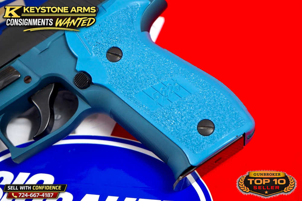 Desired Sig Sauer P226 Trainer Training Pistol Blue Frame Stainless Slide-img-6