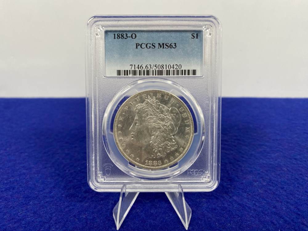 1883-O Morgan SILVER Dollar -Graded MS63- *Extremely Collectable Silver*-img-0