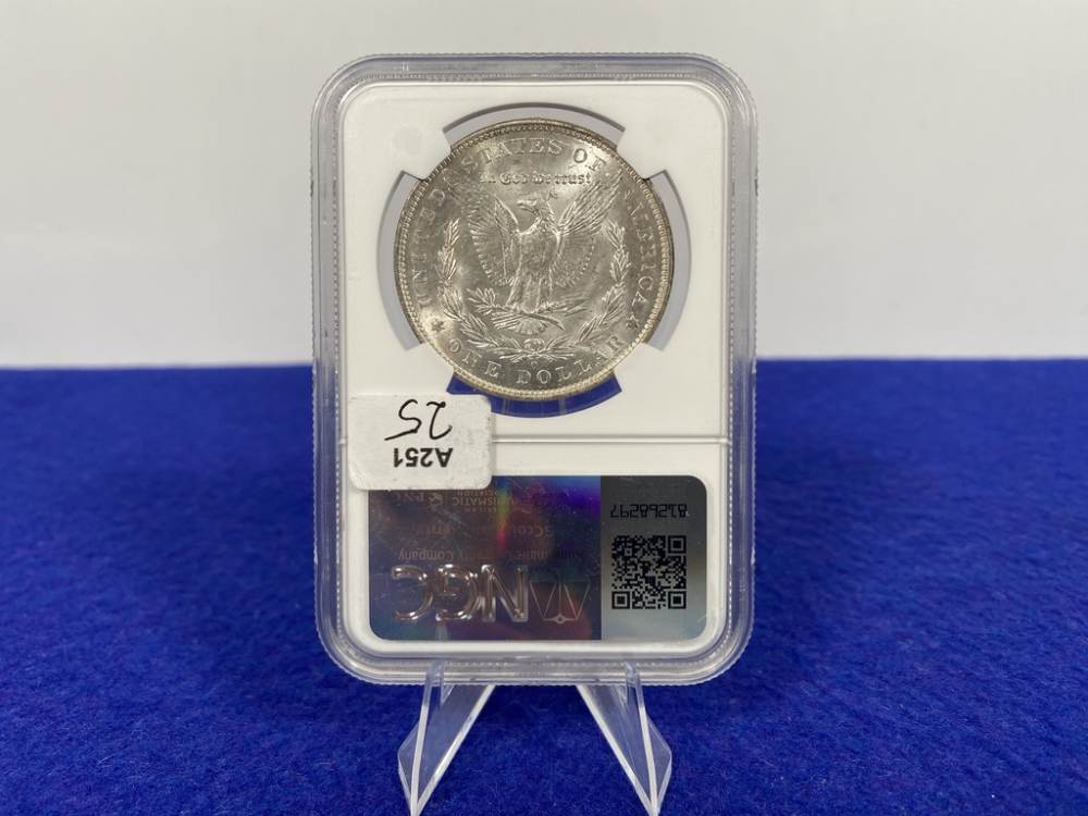 1904-O Morgan SILVER Dollar -Graded MS63- *Extremely Collectable Silver*-img-4