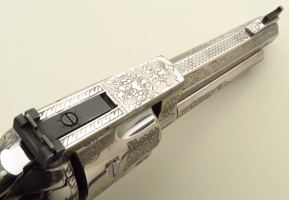 Gary Reeder Improved #6 Deluxe Grade .44 Magnum, engraved, stag, layaway-img-3