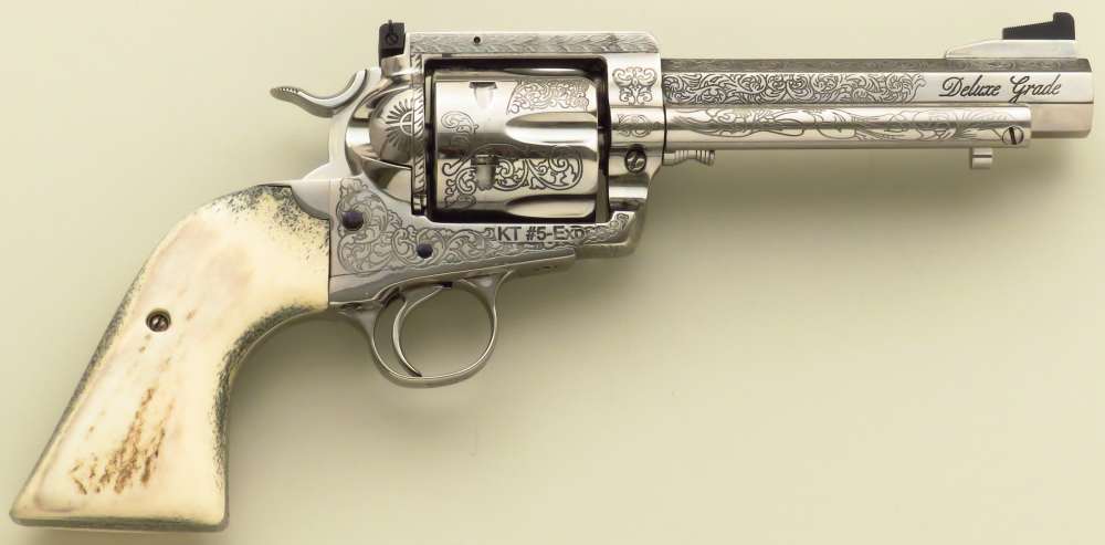 Gary Reeder Improved #6 Deluxe Grade .44 Magnum, engraved, stag, layaway-img-1