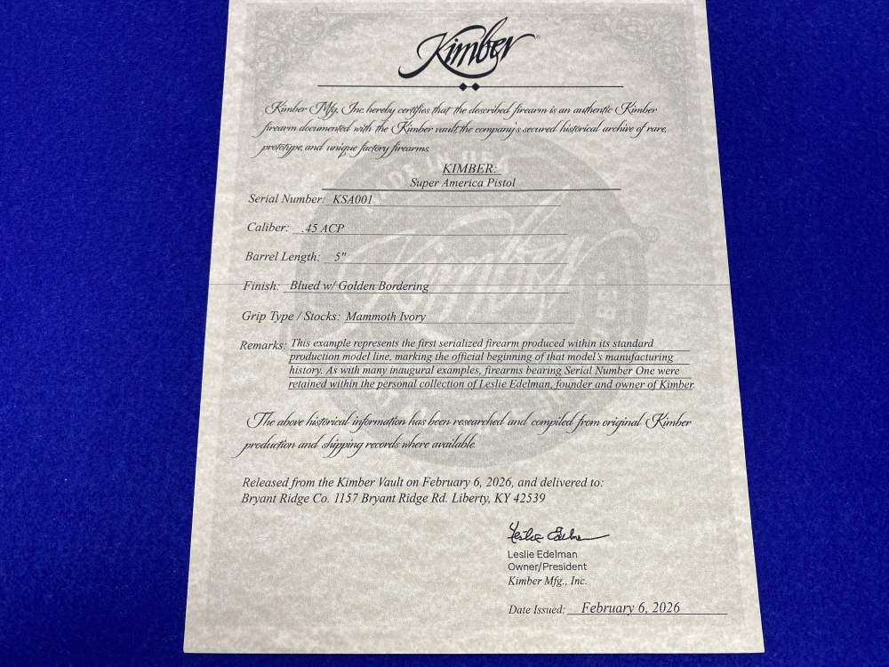 Kimber Super America .45ACP -EXTREMELY EARLY SERIAL NUMBER- #KSA001-img-7