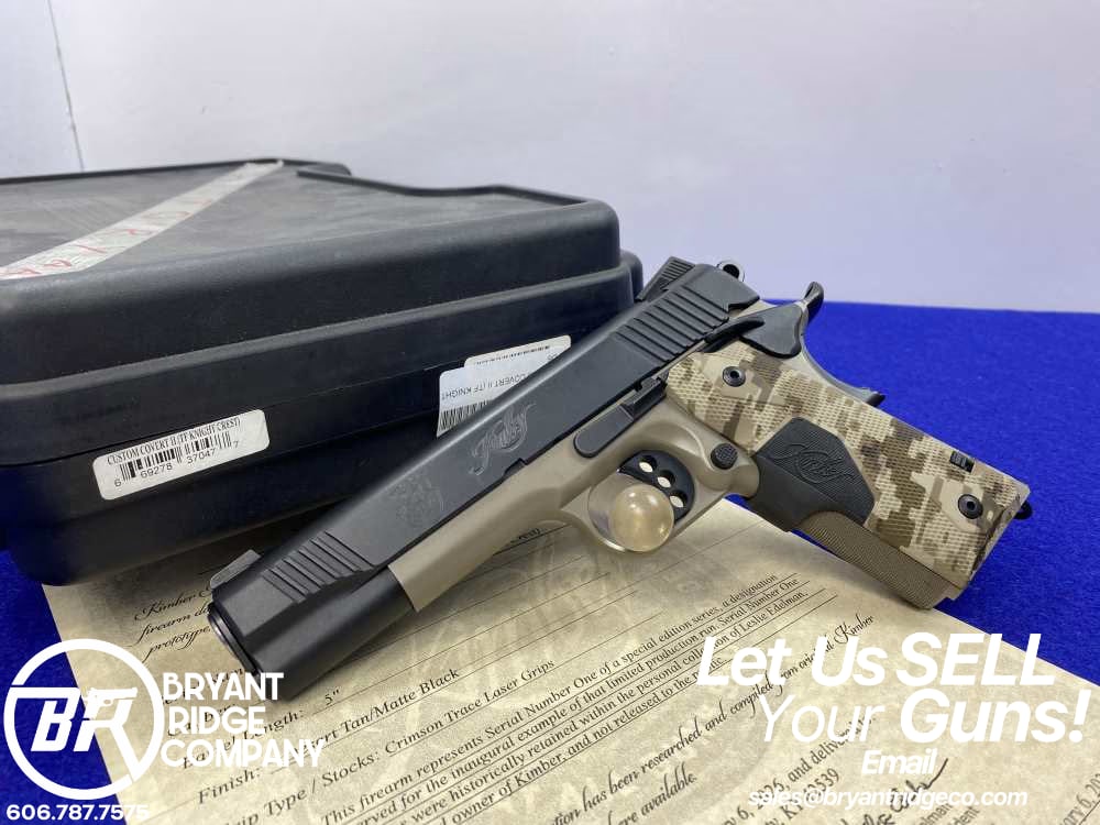 Kimber Custom Covert II TF Knight Crest FIRST SERIALIZED EXAMPLE #SF219000-img-0