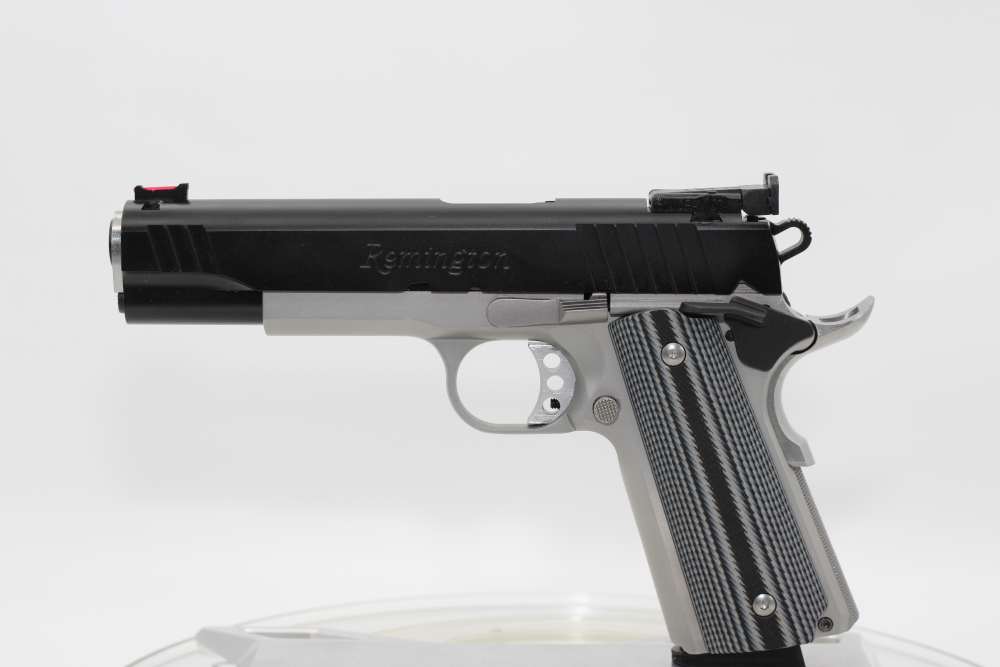 Tisas Regent M9 1911 9mm Tactical w/Remington R1 Limited 5" PVD Black Slide-img-0