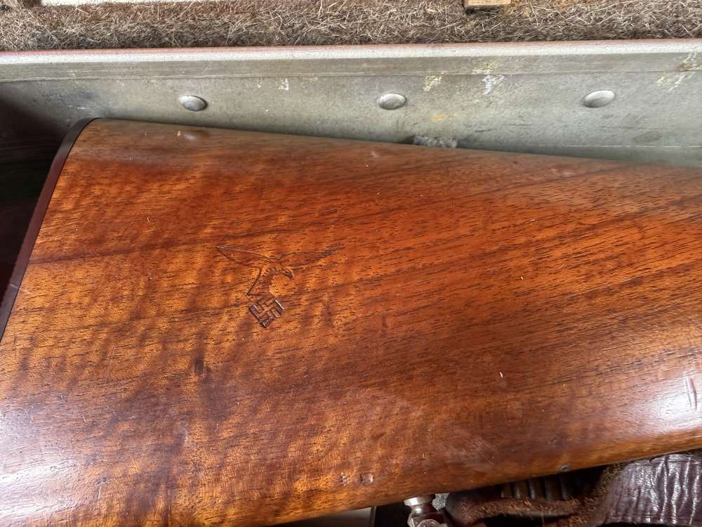 WWII Sauer M30 Luftwaffe Drilling Survival Combo Gun with Original Case-img-3