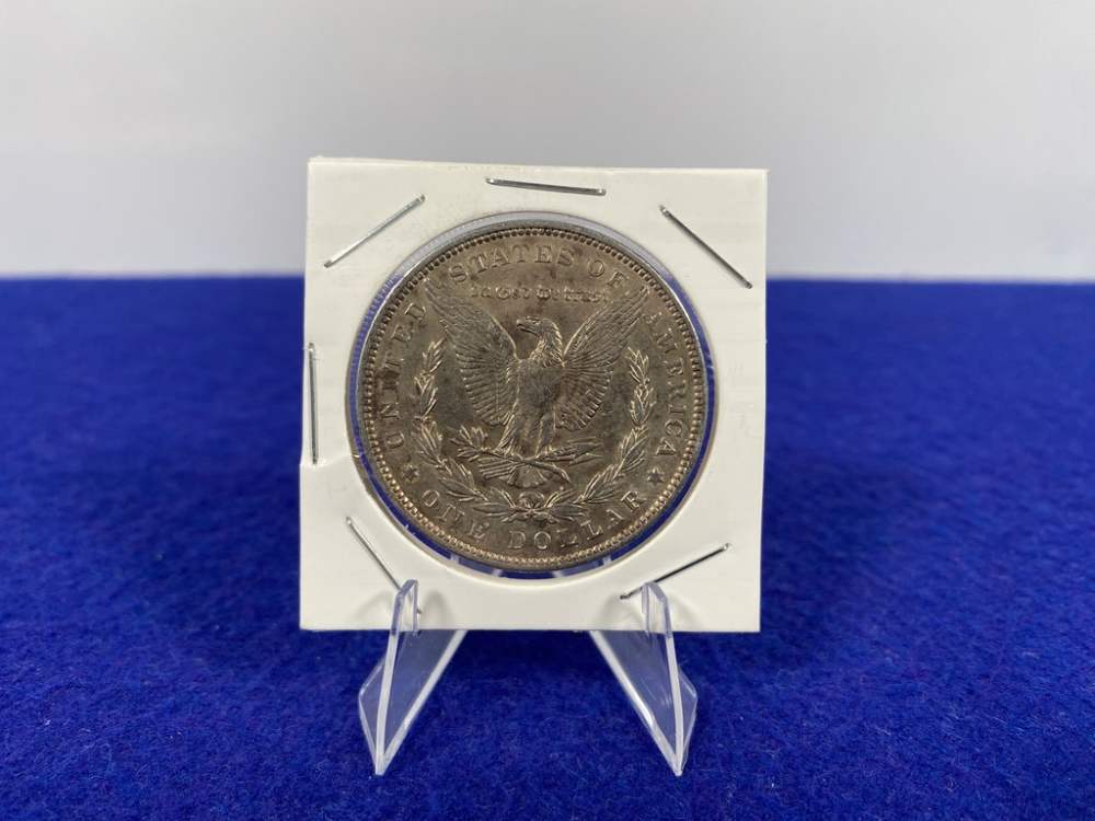 1896 Morgan SILVER Dollar -Philadelphia Mint- SOUGHT AFTER SILVER COIN-img-4