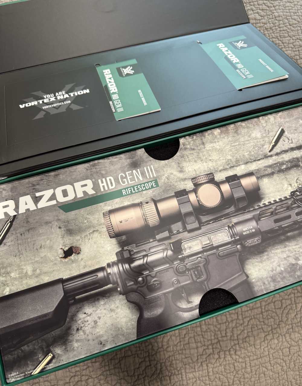 NEW Vortex Razor Gen III 1-10x24 EBR-9 MRAD + Geissele Mount + Level -img-7