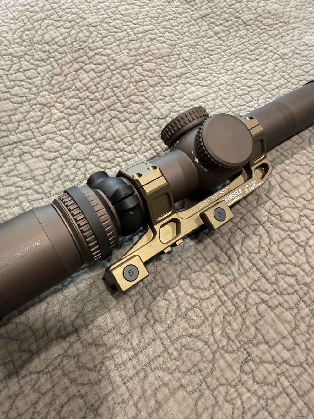 NEW Vortex Razor Gen III 1-10x24 EBR-9 MRAD + Geissele Mount + Level -img-5