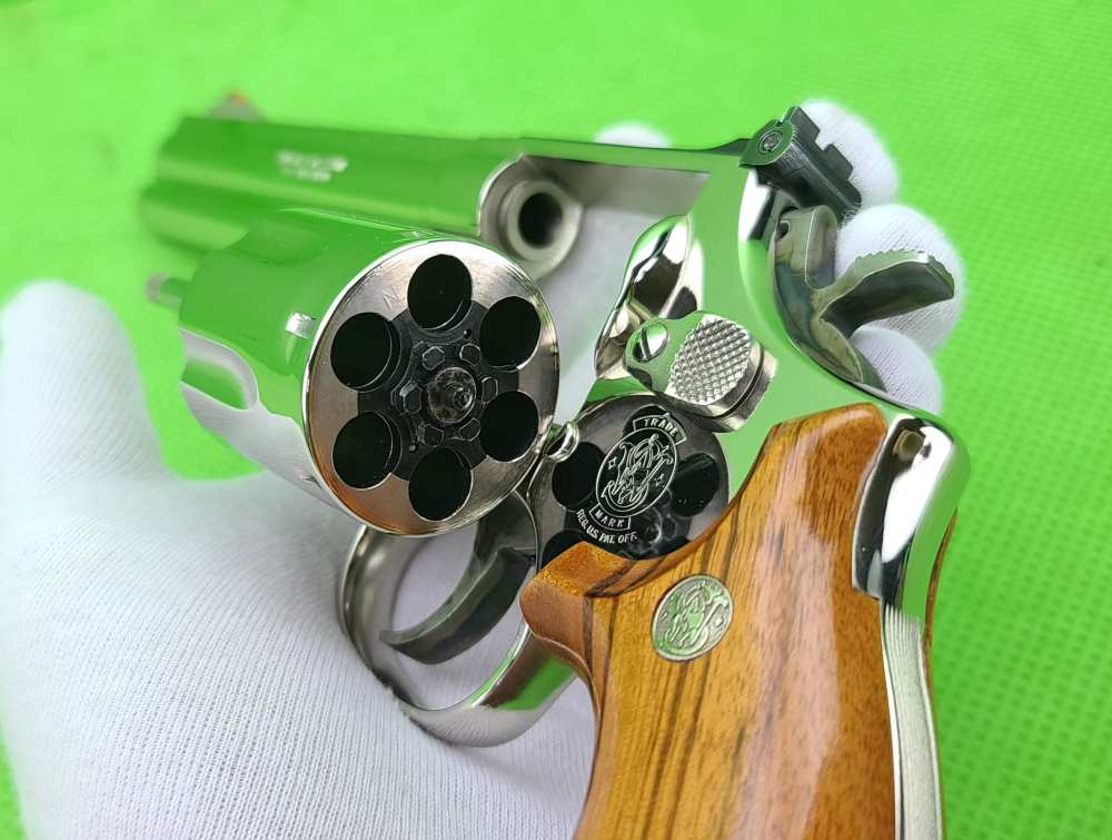 RARE S&W SMITH & WESSON 586 * 1988 BILL ELLIOTT CHAMPION 357 MAG NICKEL -img-23
