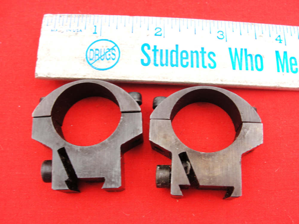TIKKA 1" steel milled scope rings-img-3