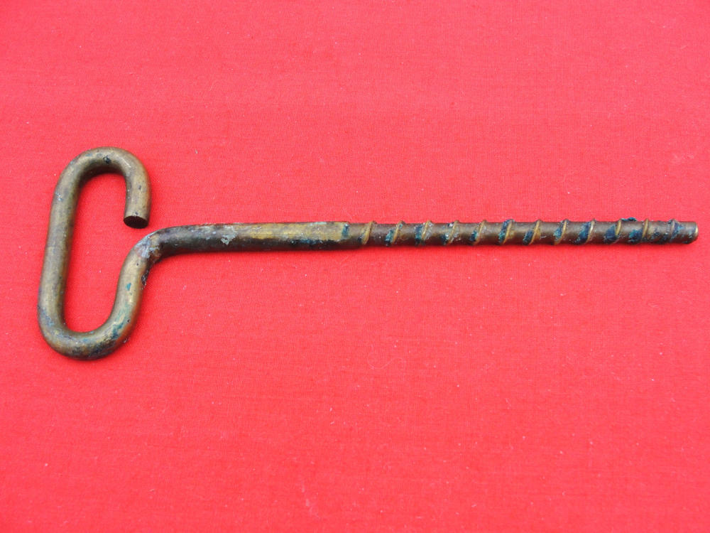 Finnish M23 Luger P08 Lahti Hi-Power original brass cleaning rod-img-0