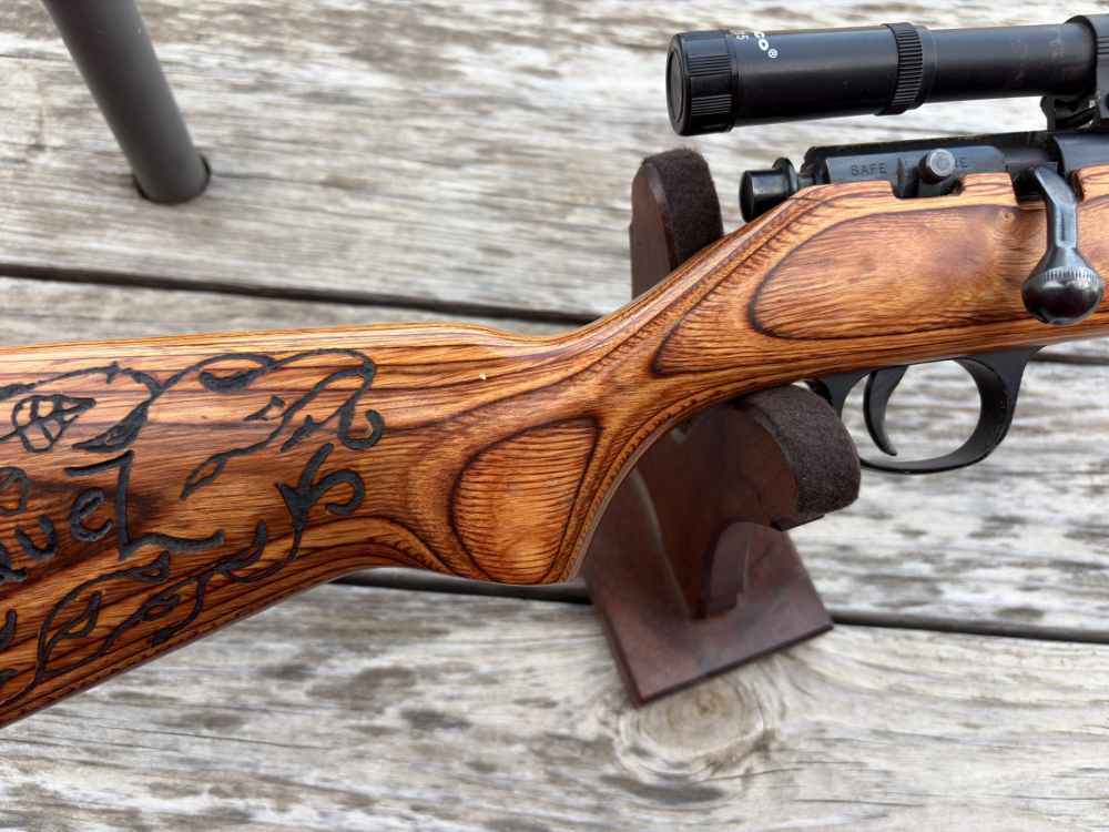 Marlin Model 883 Bolt action 22 WMR Rifle microgroove JM stamp-img-3