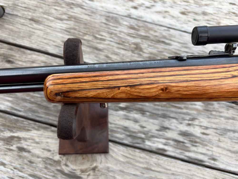 Marlin Model 883 Bolt action 22 WMR Rifle microgroove JM stamp-img-23