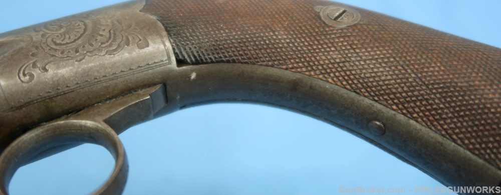 Belgium Liege Ring Trigger Pistol .34 Bore T.J. LHoist Percussion 1853-73 -img-42