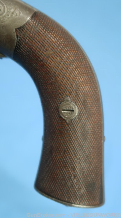 Belgium Liege Ring Trigger Pistol .34 Bore T.J. LHoist Percussion 1853-73 -img-27
