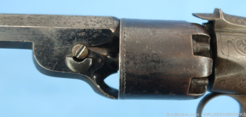 Belgium Liege Ring Trigger Pistol .34 Bore T.J. LHoist Percussion 1853-73 -img-29