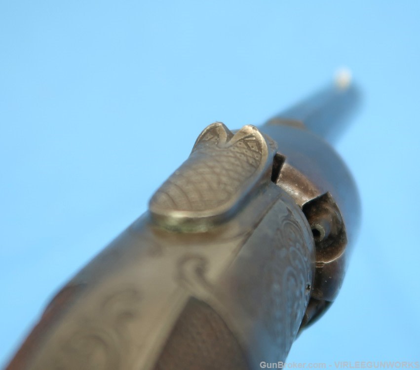 Belgium Liege Ring Trigger Pistol .34 Bore T.J. LHoist Percussion 1853-73 -img-49