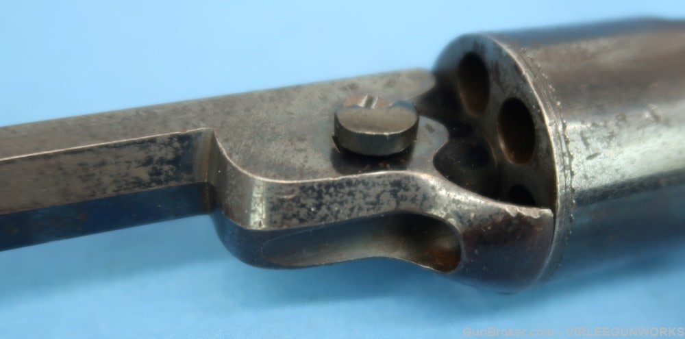 Belgium Liege Ring Trigger Pistol .34 Bore T.J. LHoist Percussion 1853-73 -img-45
