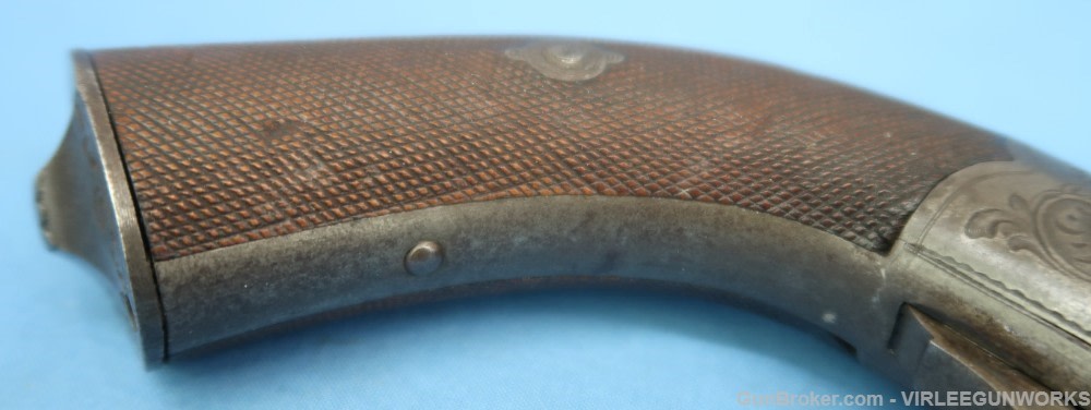 Belgium Liege Ring Trigger Pistol .34 Bore T.J. LHoist Percussion 1853-73 -img-17