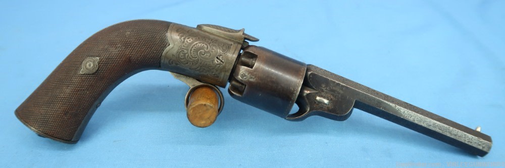 Belgium Liege Ring Trigger Pistol .34 Bore T.J. LHoist Percussion 1853-73 -img-0