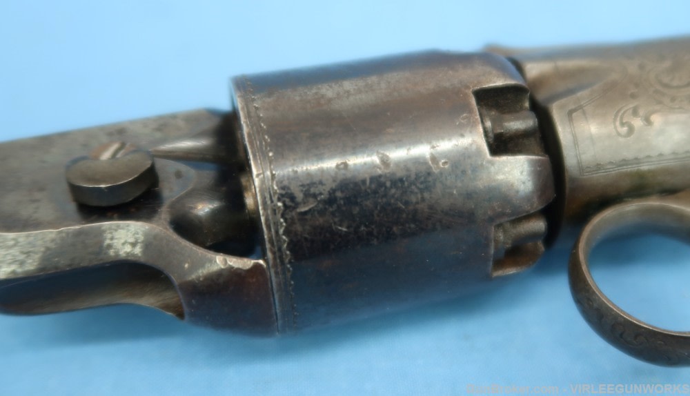 Belgium Liege Ring Trigger Pistol .34 Bore T.J. LHoist Percussion 1853-73 -img-44