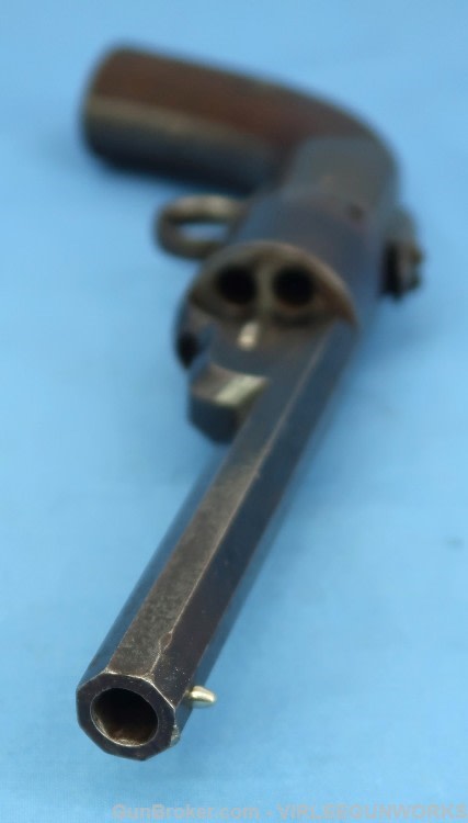 Belgium Liege Ring Trigger Pistol .34 Bore T.J. LHoist Percussion 1853-73 -img-10