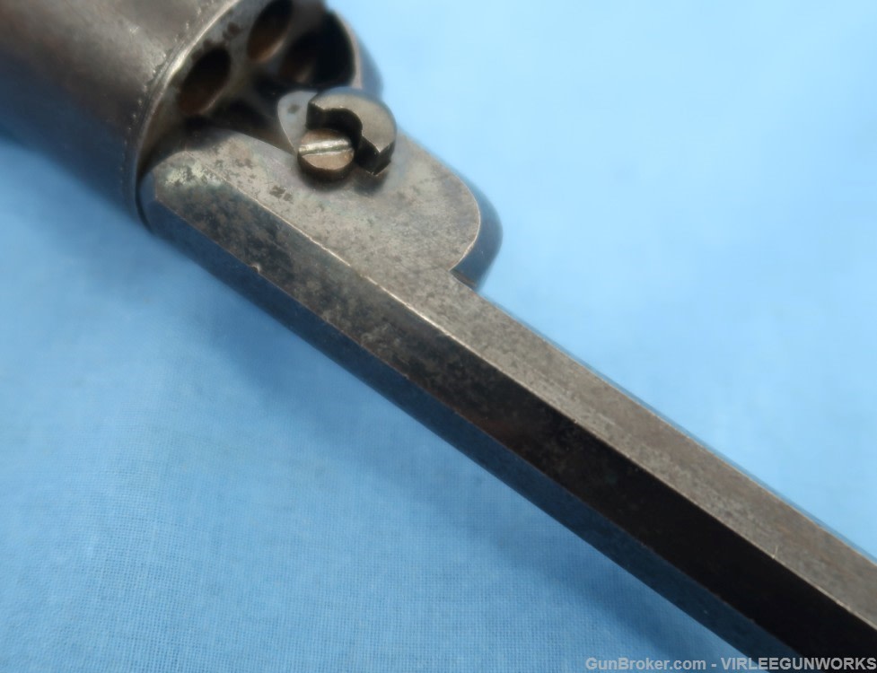 Belgium Liege Ring Trigger Pistol .34 Bore T.J. LHoist Percussion 1853-73 -img-35